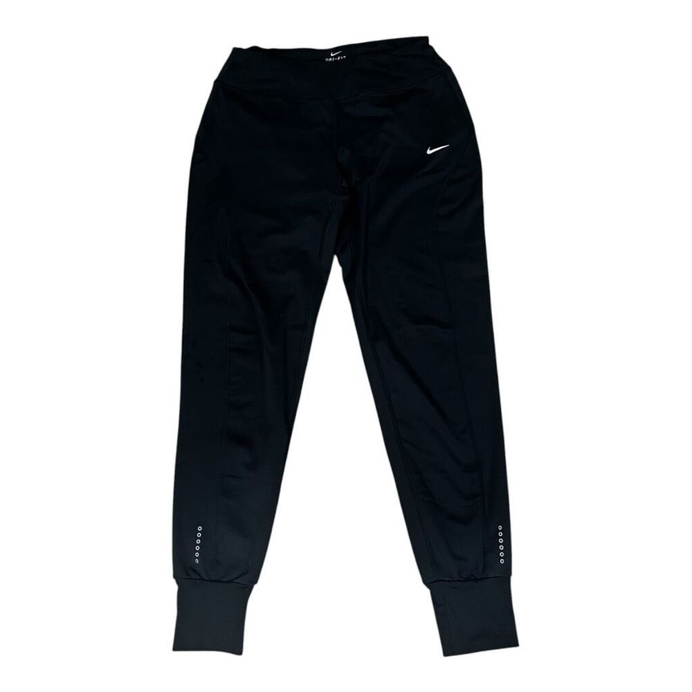 Nike Women Black Yoga Leggings Dri-FIT Fleece Size S Sportswear Athletic Gym